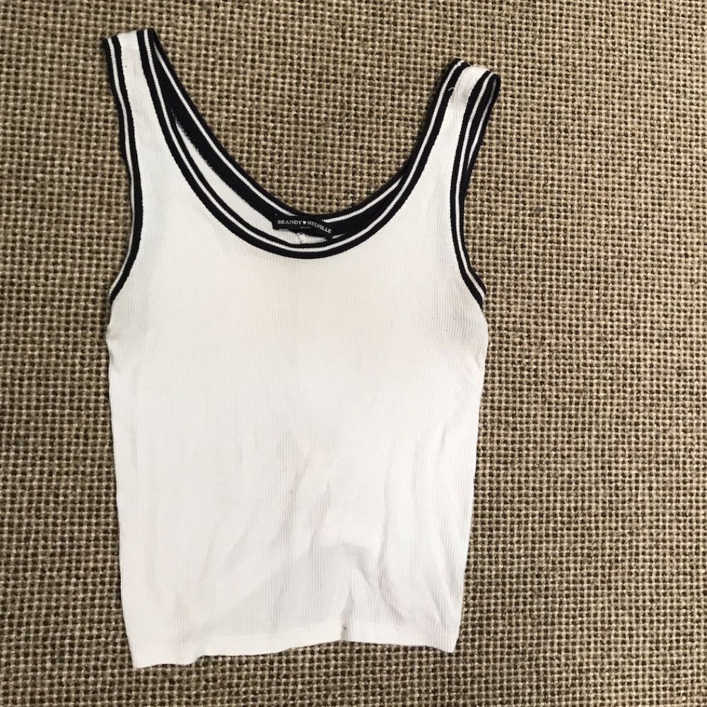White Brandy Melville Tank Top